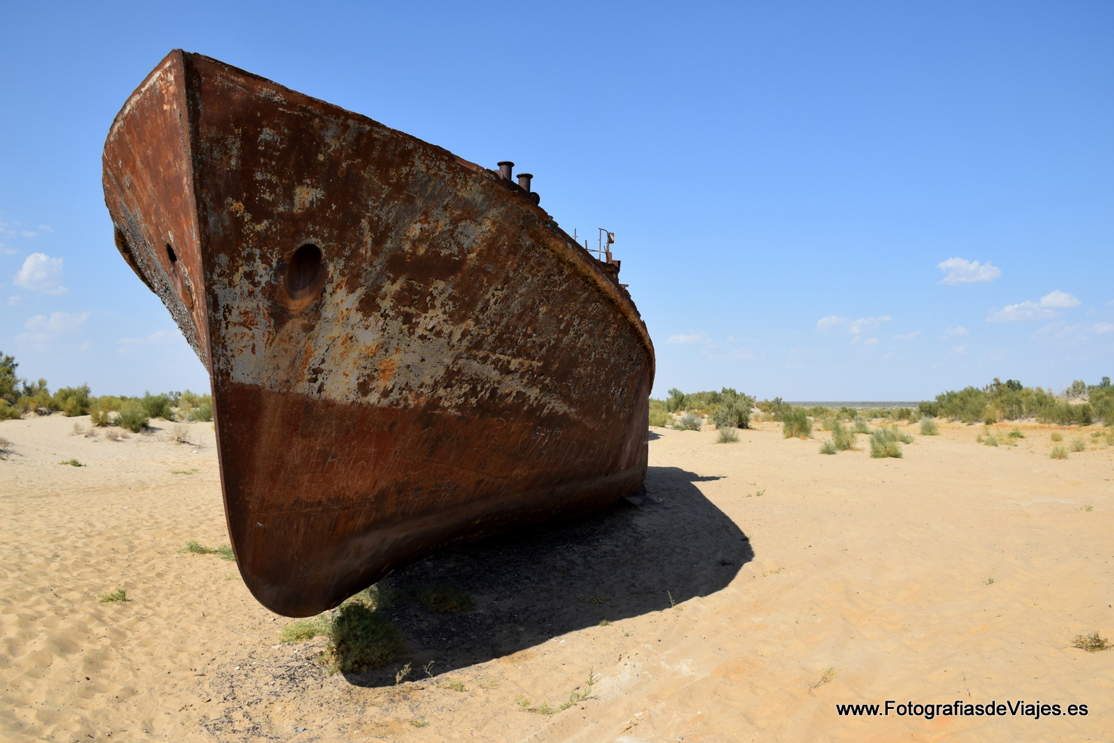 Cementerio de barcos en Moynaq, Mar de Aral