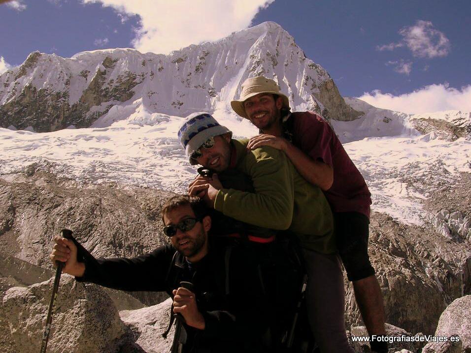 En la cordillera blanca de Perú