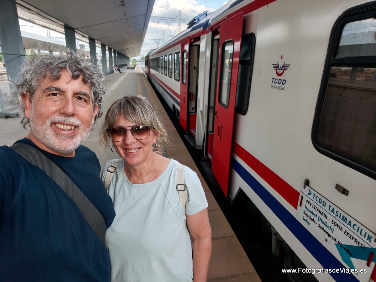 El tren en Sofia