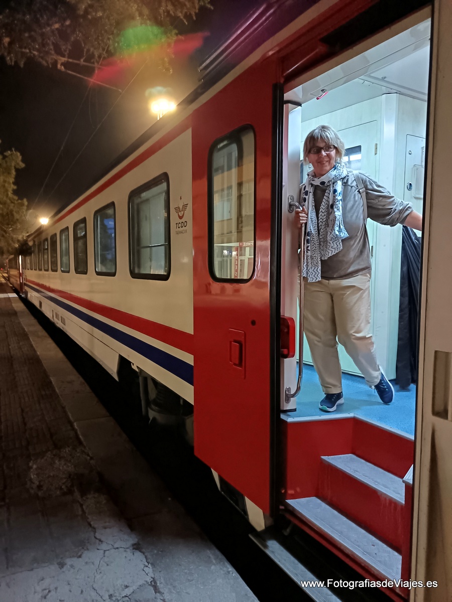 El tren en la frontera con Turquía