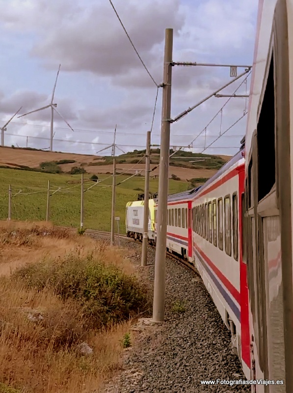 El tren de Sofia a Estambul en Turquía