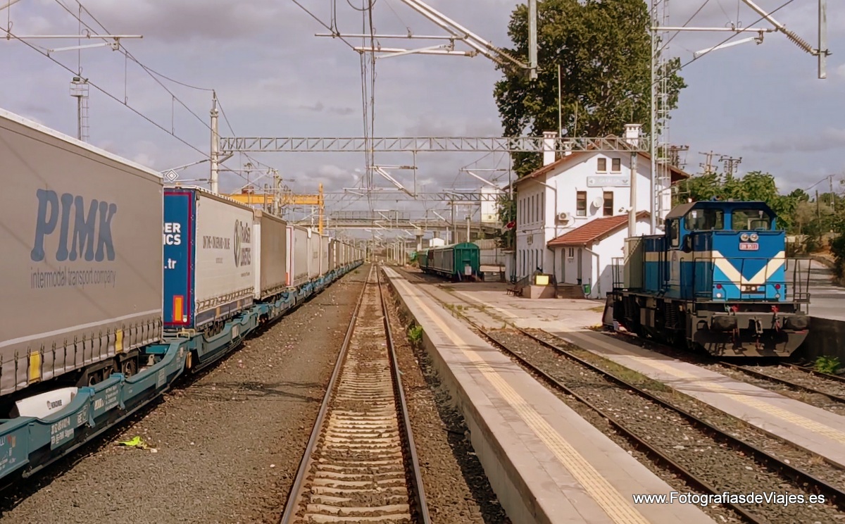 El tren atravesando Turquía