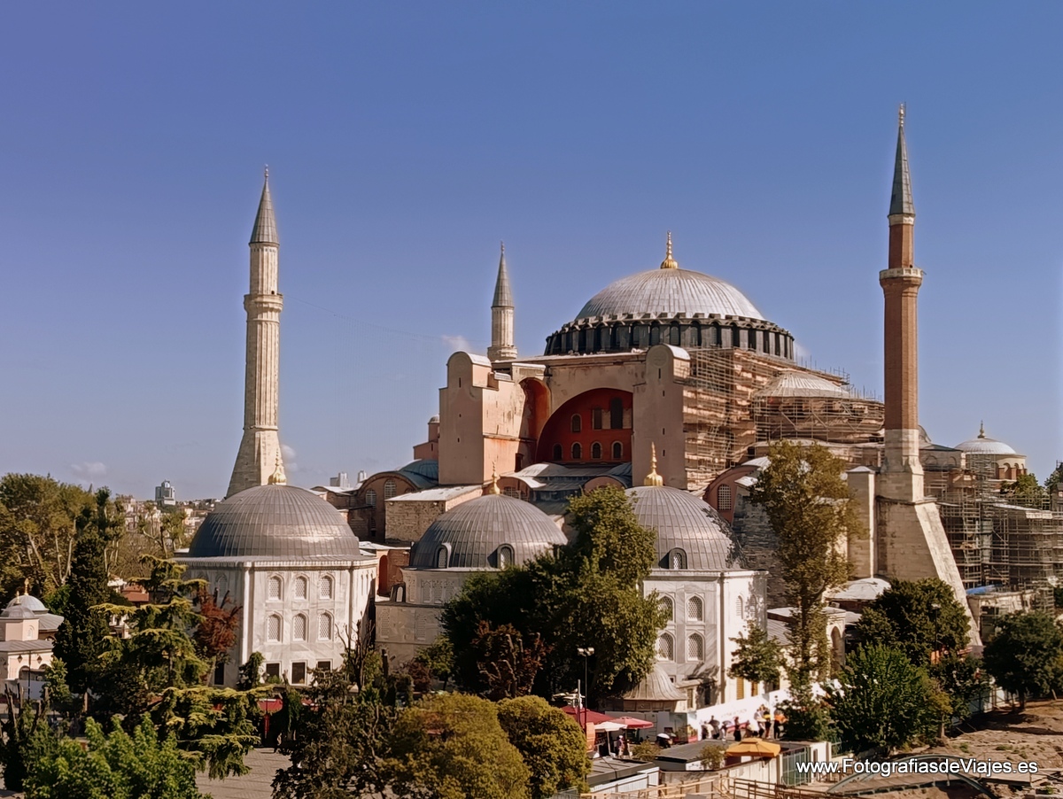La mítica Basílica de Santa Sofía en Estambul