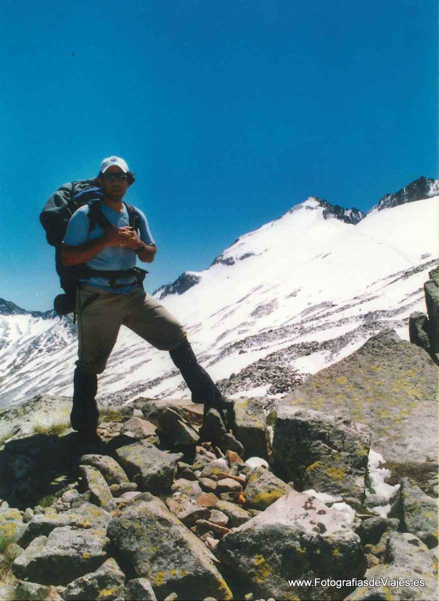 Cumbre del Aneto desde el Portillón Superior