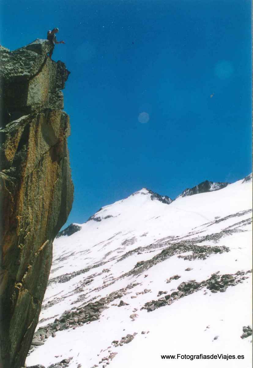 Cumbre del Aneto desde el Portillón Superior