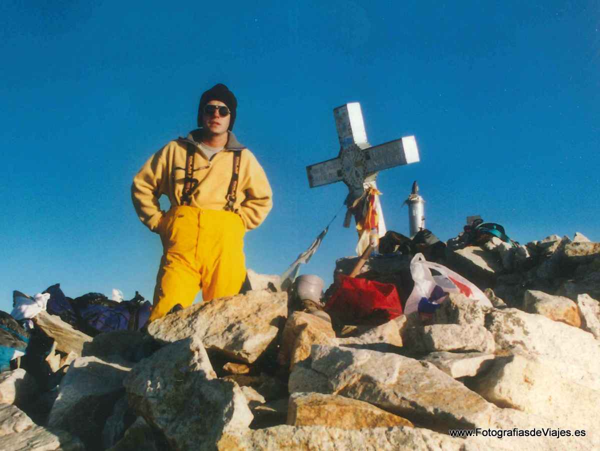 Atardecer desde la cumbre del Aneto