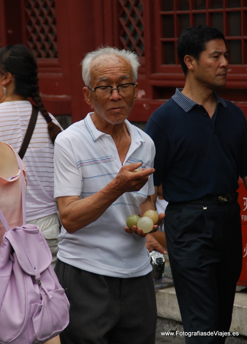 Ciudadanos chinos en Pekín