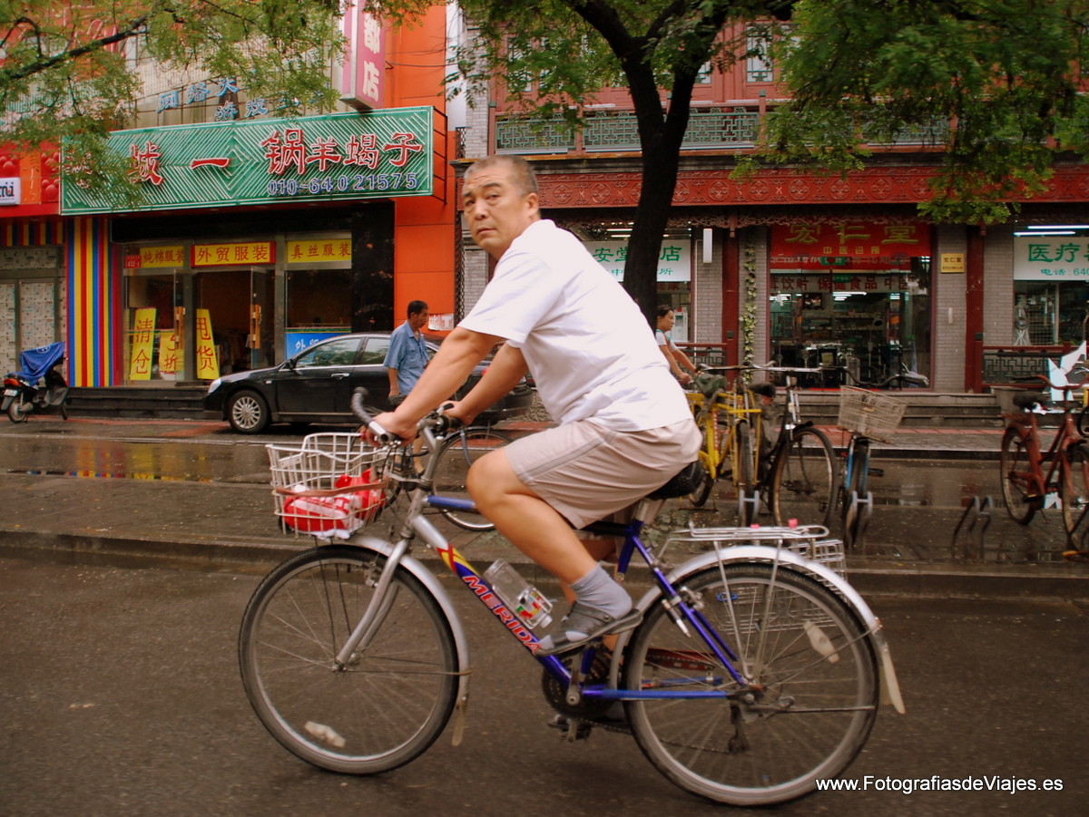 Ciudadano chino en Pekín