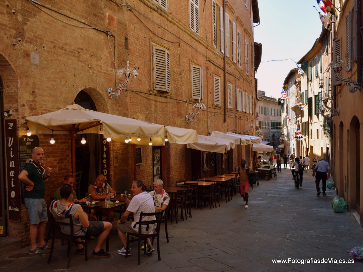 Calle de Siena en Italia