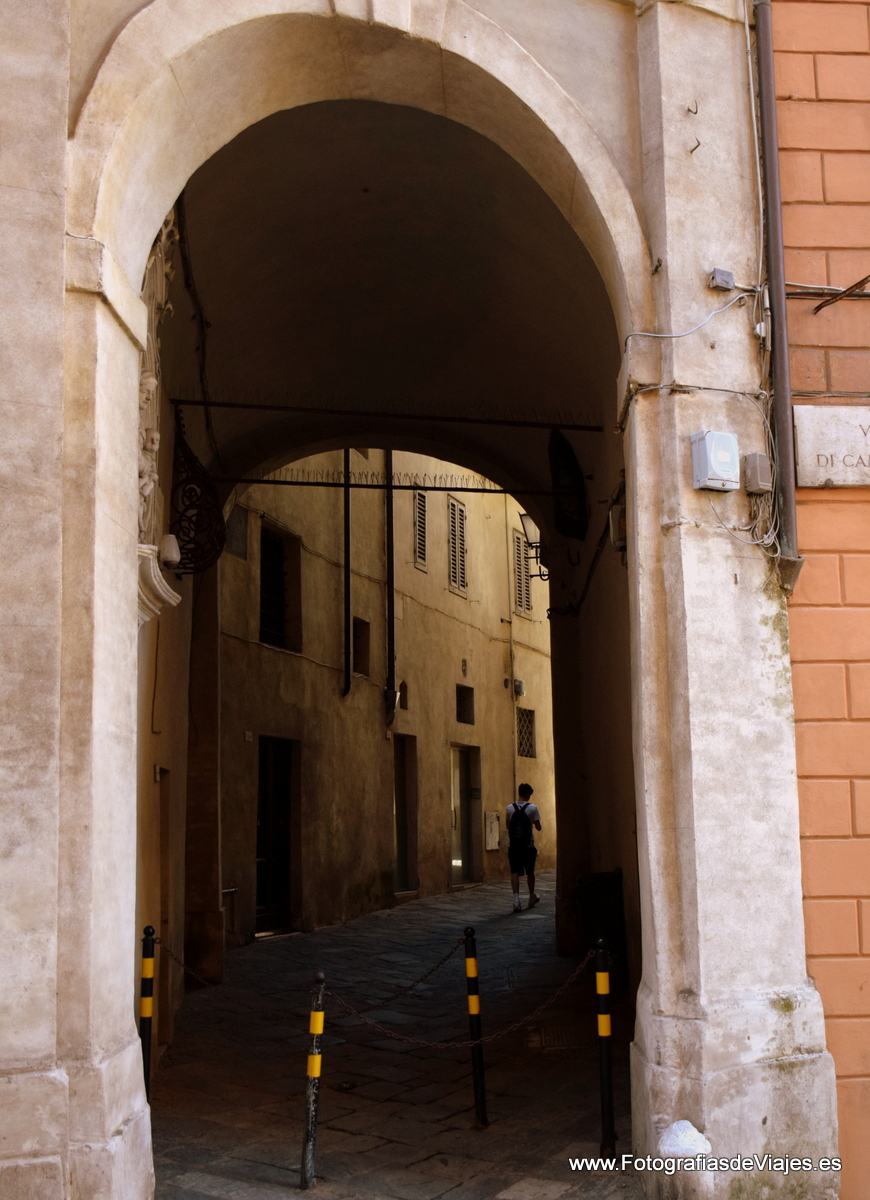 Calle de Siena en Italia