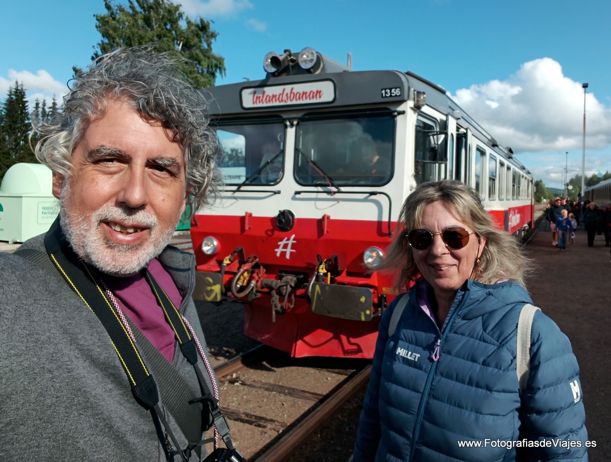 Tren Inlandsbanan Suecia