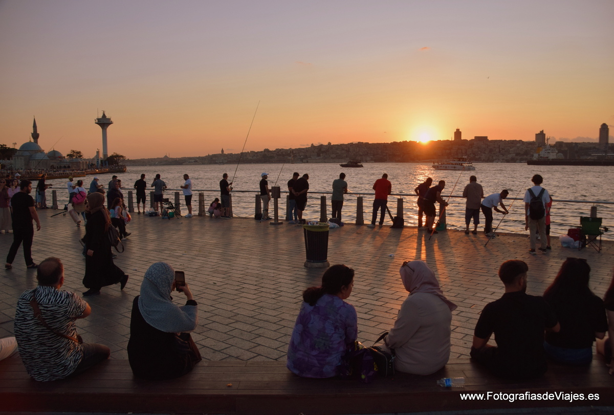 Ambiente en Uskudar, en el lado asiático de Estambul